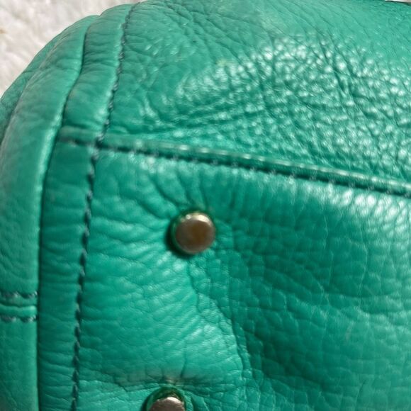 Kate Spade Cobble Hill turquoise green Leather Satchel/Crossbody bag . - Picture 15 of 15